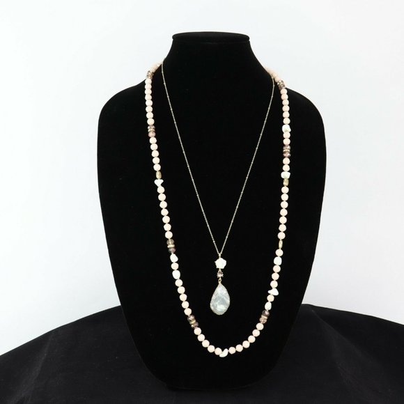 lonna & lilly Jewelry - lonna & lilly Gold-Tone Bead & Stone Necklace